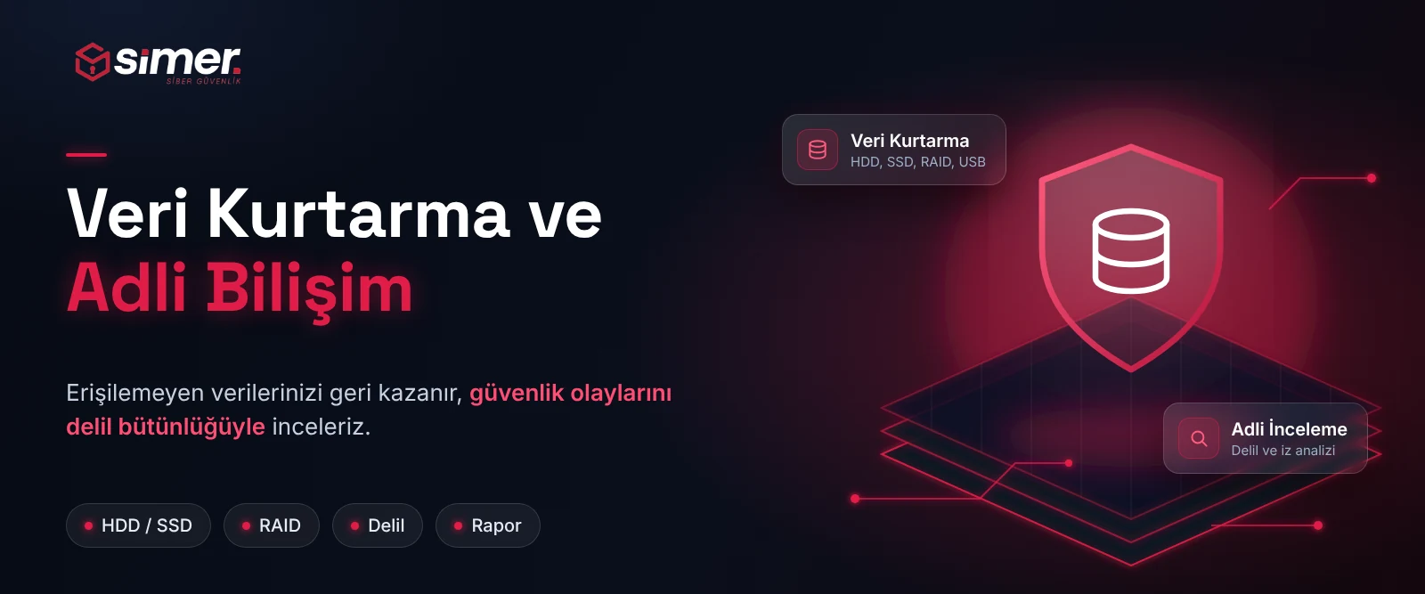 Veri Kurtarma ve Adli Bilişim